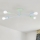 Virsmas montāžas griestu lustra CAMBRIDGE 4xE27/15W/230V, zaļa/zila