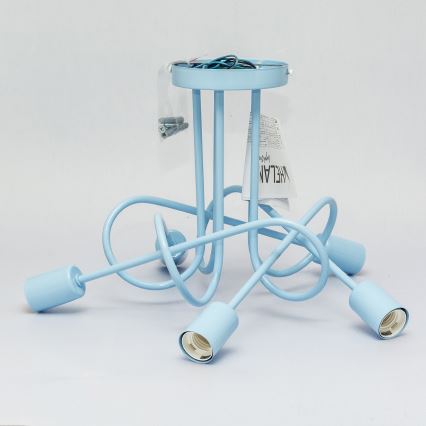 Virsmas montējama griestu lustra OXFORD, 5x E27, 15 W, 230 V, zila