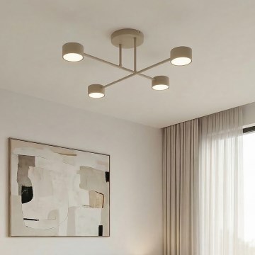 Virsmas montējams griestu lustrs HALO 4xGX53/12W/230V bēšs