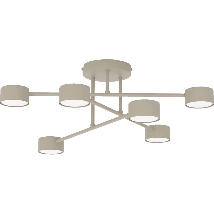 Virsmas piestiprināma griestu lustra HALO 6xGX53/12W/230V bēša