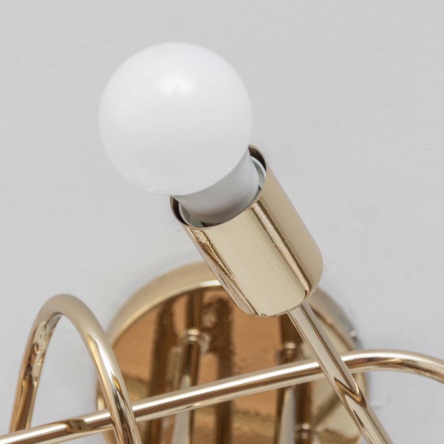 Virsmas piestiprināma griestu lustra OXFORD 5xE27/15W/230V zelta krāsā