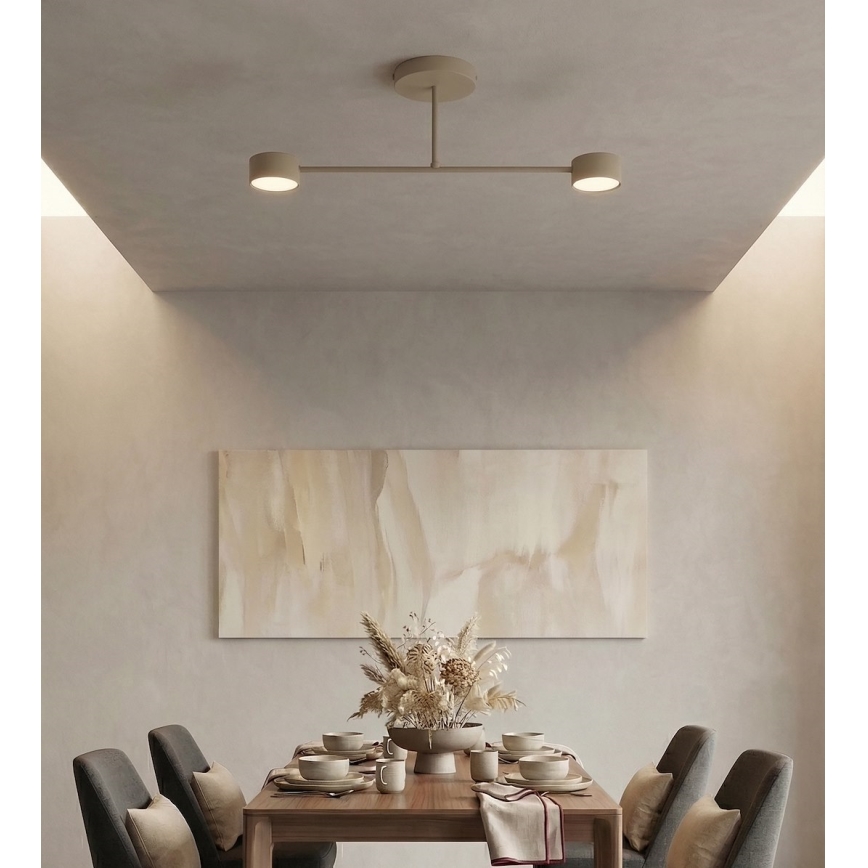 Virsmas uzstādāma griestu lampa HALO 2xGX53/10W/230V bēša