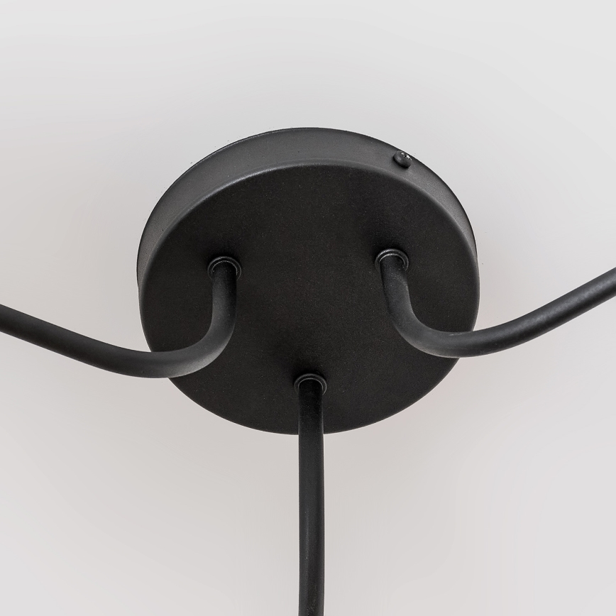 Virsmontējamā griestu lampa ALBA 3xE27/15W/230V pelēka