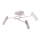 Virsmontēta griestu lampa AXION 3xGU10/8W/230V