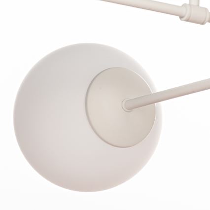 Virsmontēta griestu lampa MOON 4xE27/15W/230V, krēmkrāsas