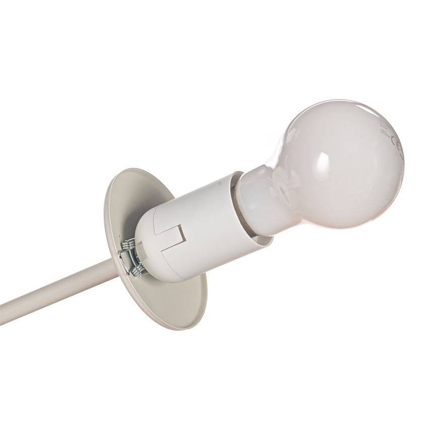 Virsmontēta griestu lampa MOON 4xE27/15W/230V, krēmkrāsas