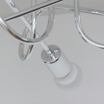 Virsmontēta griestu lustra OXFORD 3xE27/15W/230V spīdīga hroma apdare