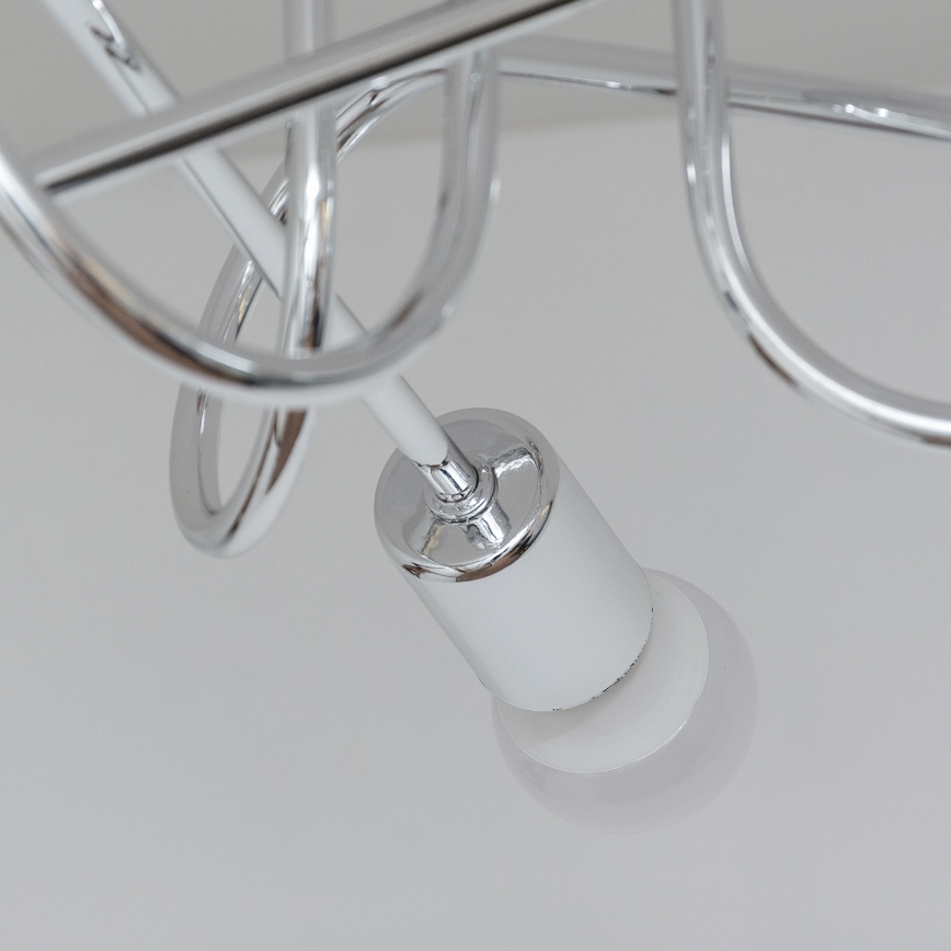 Virsmontēta griestu lustra OXFORD 3xE27/15W/230V spīdīga hroma apdare