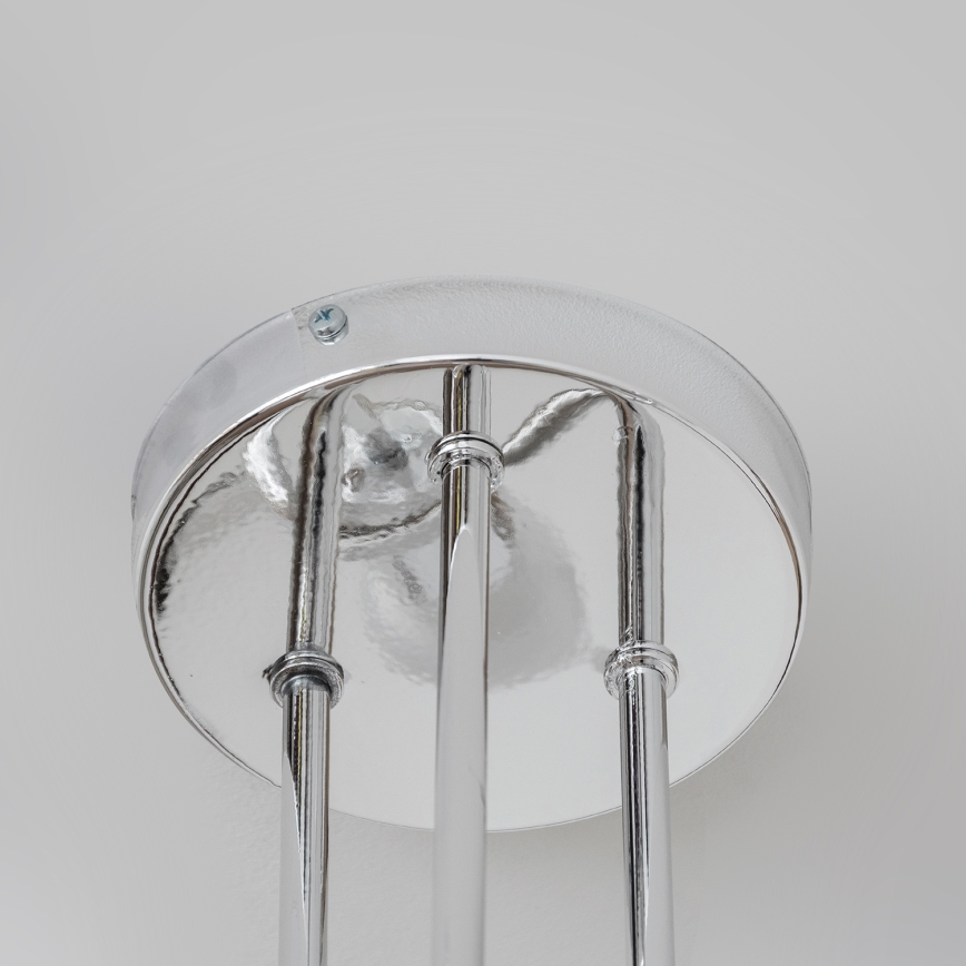 Virsmontēta griestu lustra OXFORD 3xE27/15W/230V spīdīga hroma apdare