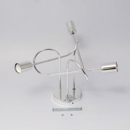 Virsmontēta griestu lustra OXFORD 3xE27/15W/230V spīdīga hroma apdare