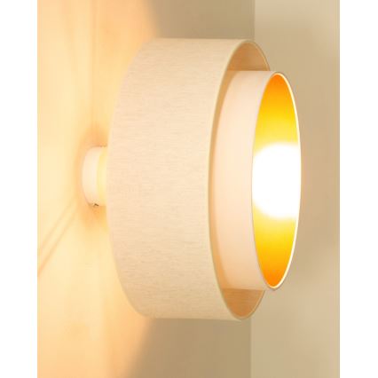 Virspiestiprināma griestu lustra NATIA 1xE27/60W/230V Ø 45 cm balta