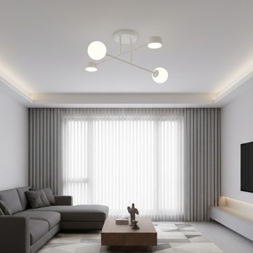 Virspusēji montējama griestu lampa HOLON 2xG9/8W/230V + 2xGX53/12W balta