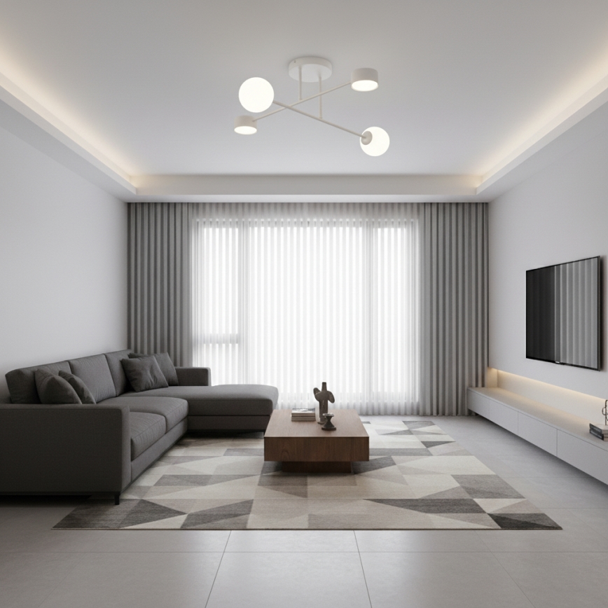 Virspusēji montējama griestu lampa HOLON 2xG9/8W/230V + 2xGX53/12W balta