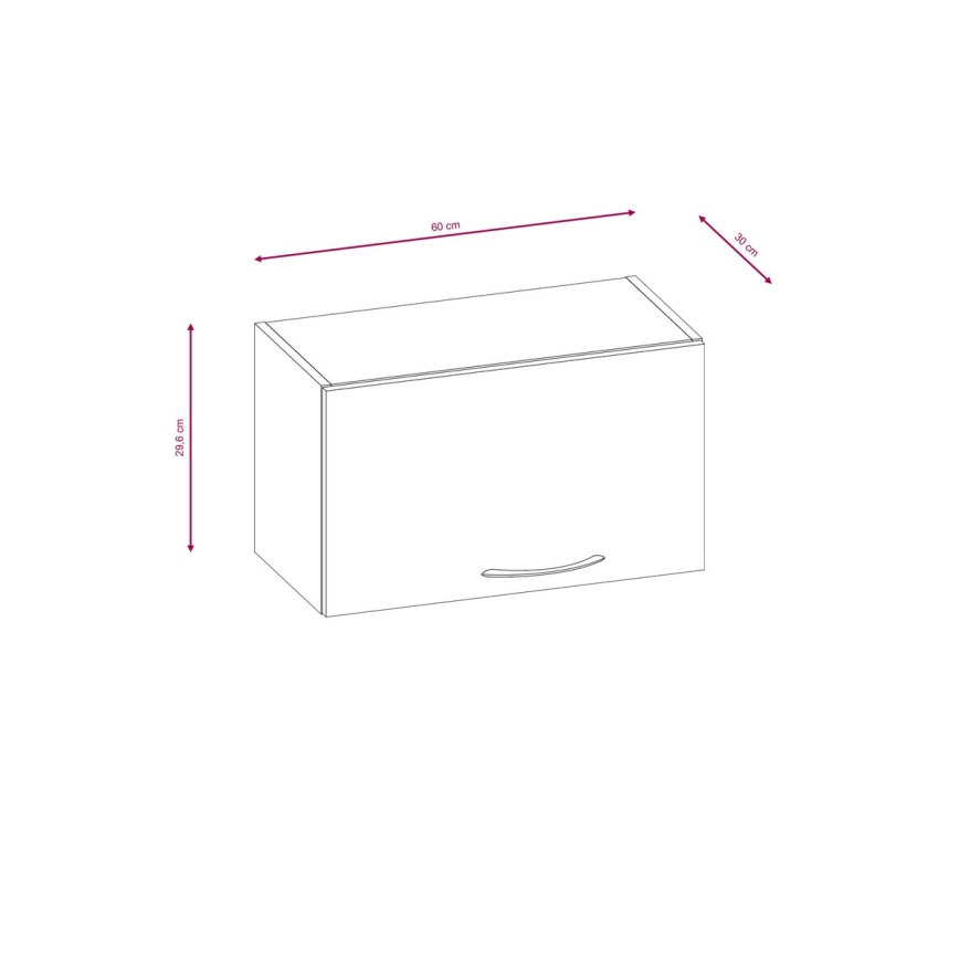 Virtuves komplekts VALERIA 240 cm, sonomas ozols/brūns