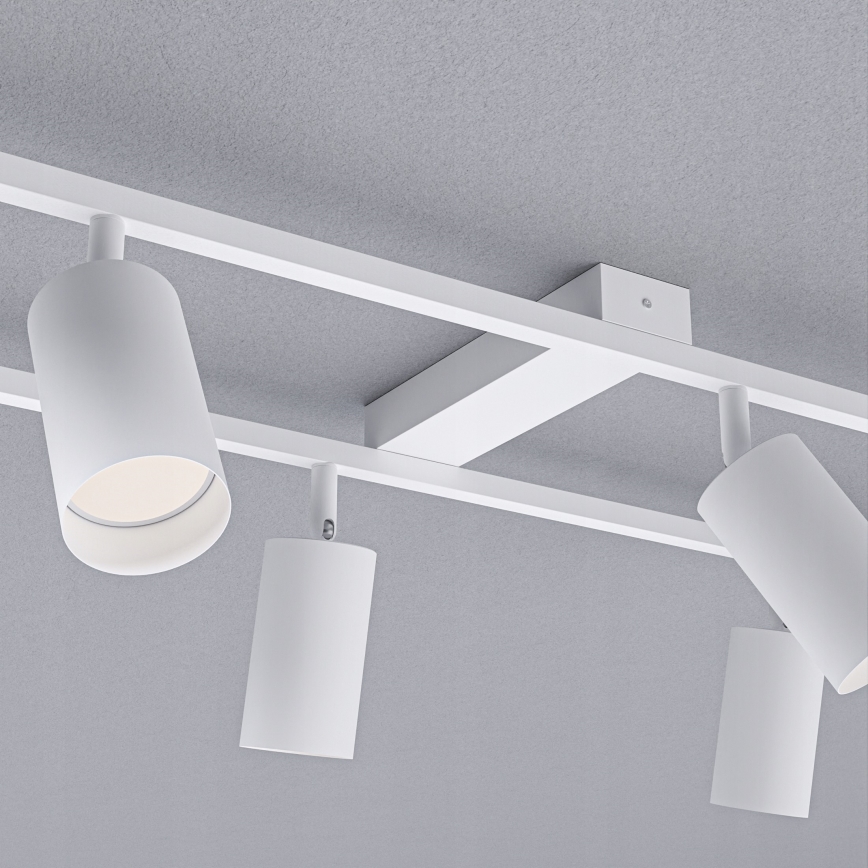 Virziena gaismeklis 6xGU10/30W/230V balts