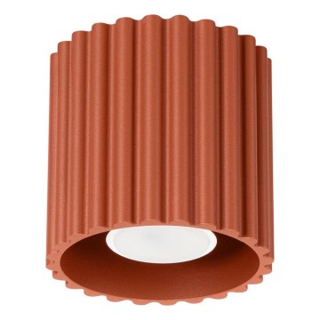 Virziena gaismeklis AURA 1xGU10/10W/230V Ø 10 cm oranžs