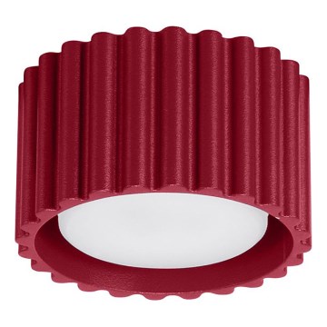 Virziena gaismeklis AURA 1xGX53/10W/230V Ø 10 cm sarkans