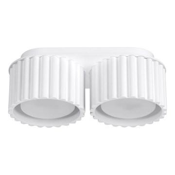 Virziena gaismeklis AURA 2xGX53/10W/230V balts