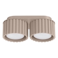 Virziena gaismeklis AURA 2xGX53/10W/230V taupe