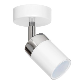 Virziena gaismeklis JOKER 1xGU10/25W/230V balts/spīdīgs hroms