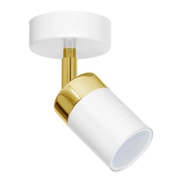 Virziena gaismeklis JOKER 1xGU10/25W/230V balts/zelts