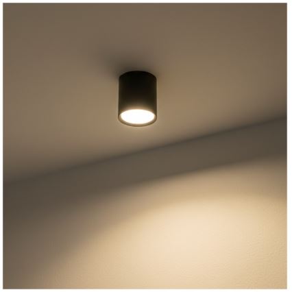 Virziena gaismeklis OH12 1xGX53/35W/230V 9,6 cm melns