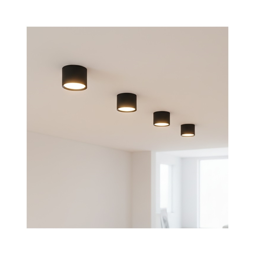 Virziena gaismeklis OH12S, 1x GX53/35W/230V, 5 cm, melns