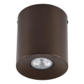 Virziena gaismeklis ORION 1xGU10/10W/230V 12,5 cm brūns