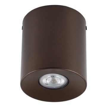 Virziena gaismeklis ORION 1xGU10/10W/230V 12,5 cm brūns