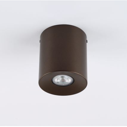 Virziena gaismeklis ORION 1xGU10/10W/230V 12,5 cm brūns