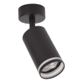 Virziena gaismeklis PIPE 1xGU10/10W/230V melns
