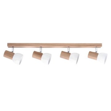 Virziena gaismeklis SVENDA 4xE27/60W/230V ozols/balts