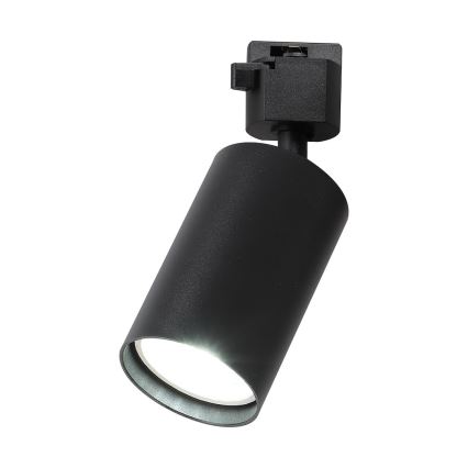 Virziena gaismeklis TIGER 1-fāzes sliedes sistēmai 1xGU10/10W/230V, melns
