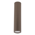 Virziena gaismeklis TUNE L 1xGU10/10W/230V 24 cm brūns
