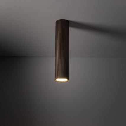 Virziena gaismeklis TUNE L 1xGU10/10W/230V 24 cm brūns