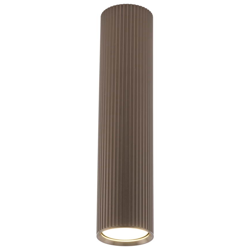Virziena gaismeklis TUNE L 1xGU10/10W/230V 24 cm brūns