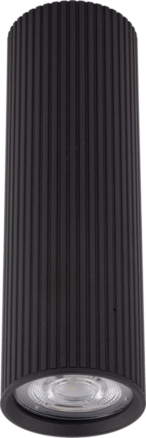 Virziena gaismeklis TUNE M 1xGU10/10W/230V 17 cm melns