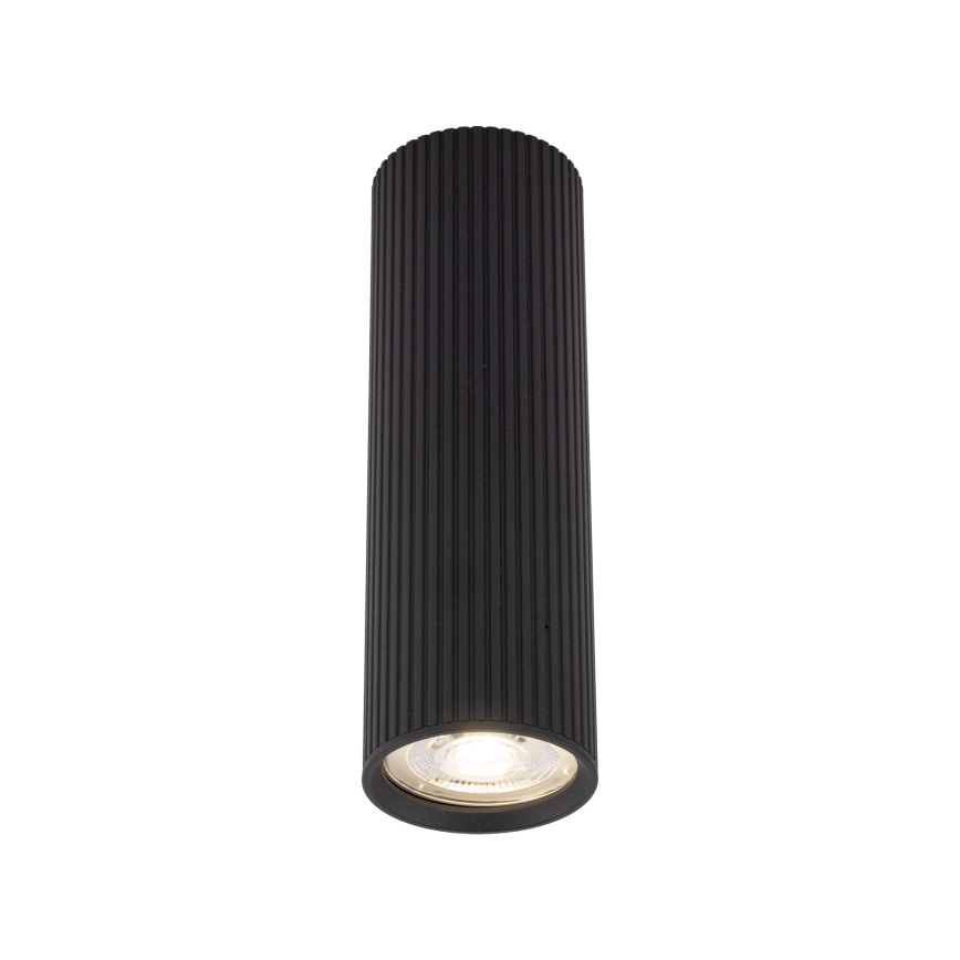 Virziena gaismeklis TUNE M 1xGU10/10W/230V 17 cm melns