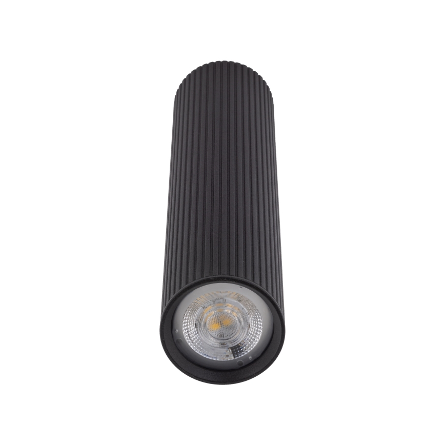 Virziena gaismeklis TUNE M 1xGU10/10W/230V 17 cm melns