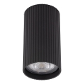 Virziena gaismeklis TUNE S 1xGU10/10W/230V 10 cm melns