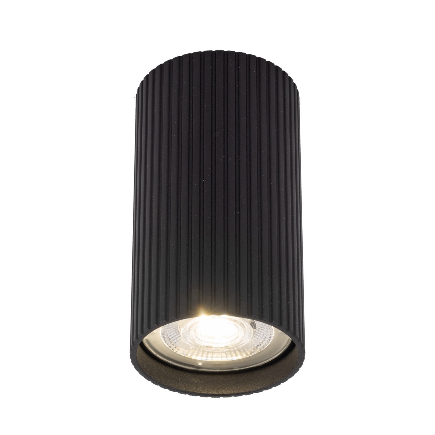 Virziena gaismeklis TUNE S 1xGU10/10W/230V 10 cm melns