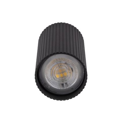 Virziena gaismeklis TUNE S 1xGU10/10W/230V 10 cm melns