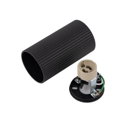 Virziena gaismeklis TUNE S 1xGU10/10W/230V 10 cm melns