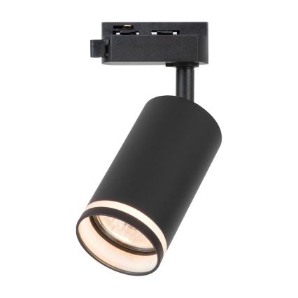 Virziena gaismeklis vienfāzes sliedes sistēmai PIPE 1xGU10/10W/230V melns