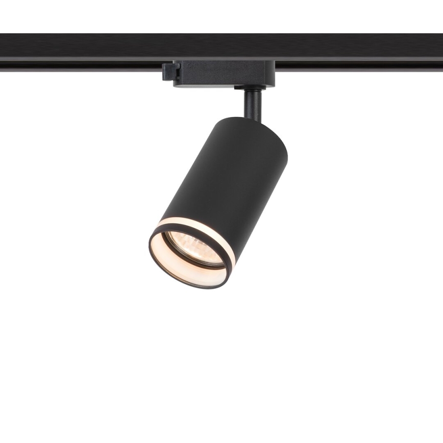 Virziena gaismeklis vienfāzes sliedes sistēmai PIPE 1xGU10/10W/230V melns