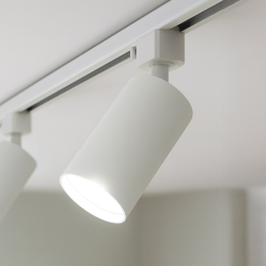 Virziena gaismeklis vienfāzes sliežu sistēmai TIGER 1xGU10/10W/230V balts