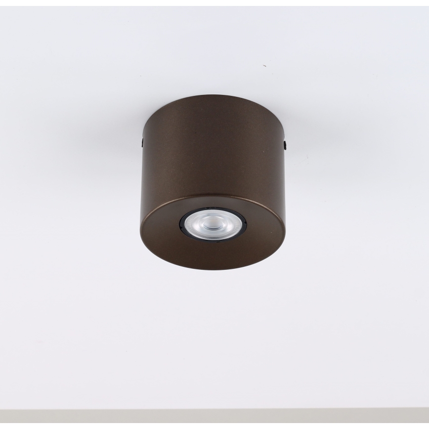 Virziena lampa ORION 1xGU10/10W/230V 9 cm brūna