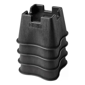 Vitility - komplekts 4 gab. gultas pacēlāji 7 cm, melni