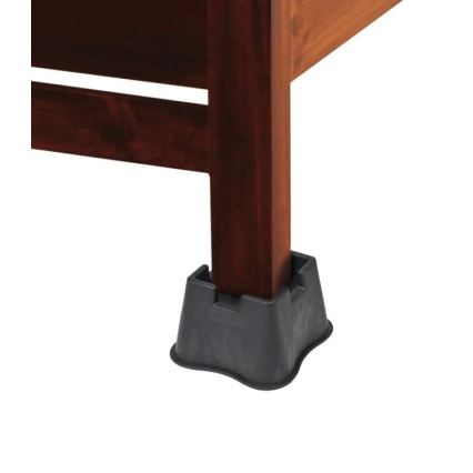 Vitility - komplekts 4 gab. gultas pacēlāji 7 cm, melni