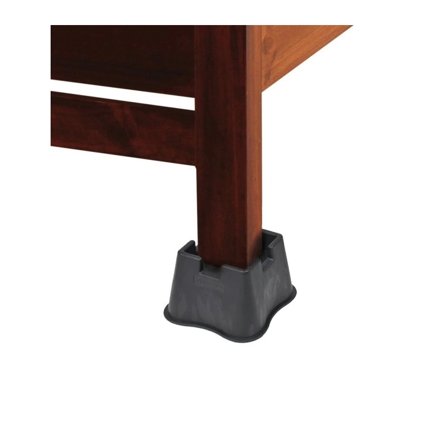 Vitility - komplekts 4 gab. gultas pacēlāji 7 cm, melni